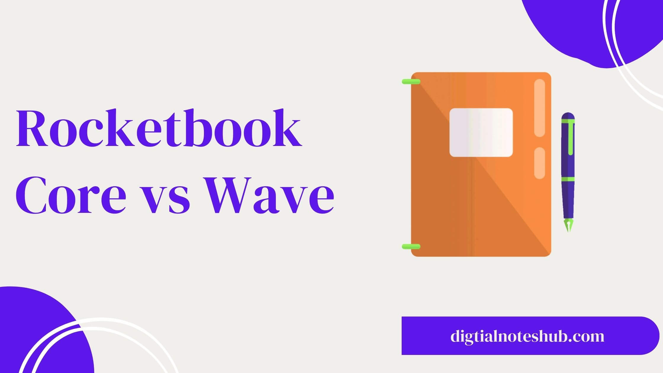 Rocketbook core vs wave